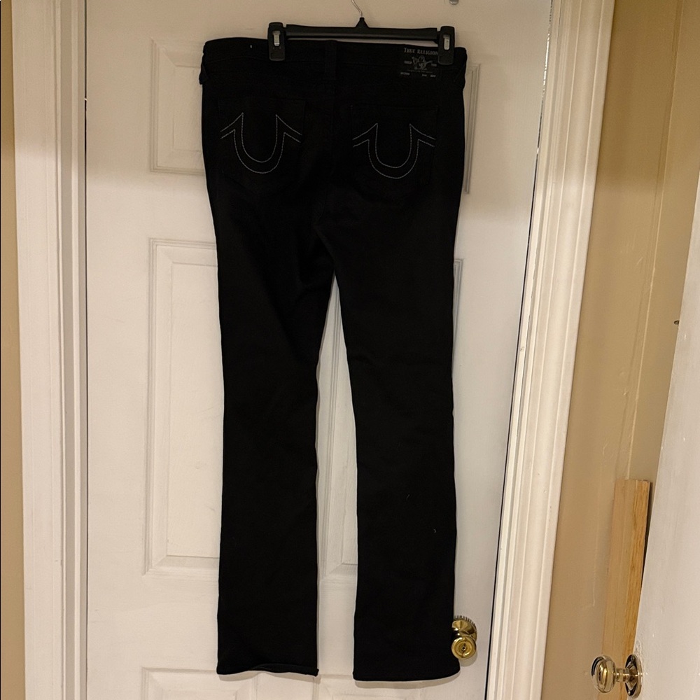 True Religion “BECCA mid Rise Bootcut” Black Women's Jeans Like New